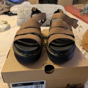Dr. Martens Blaire Brown Sandals